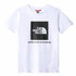 Child's Short Sleeve T-Shirt The North Face Teens Box White