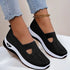 Mesh Flats Shoes Fashion Breathable Non-slip Soft Bottom Casual Shoes For Women
