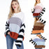 2021 Autumn and Winter New Women Clothing Color Splicing Knitwear
