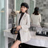Tweed Small Suit Jacket Women Casual Top