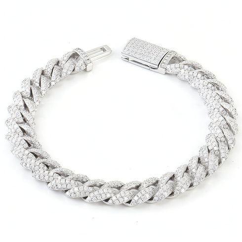 LuxeJewels™ Diamond Cuban Bracelet