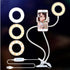 LED Selfie Ring Light for Live Adjustable Makeup Light-8cm Stand