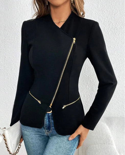 Slim Fit Mid-length Suit Jacket Women