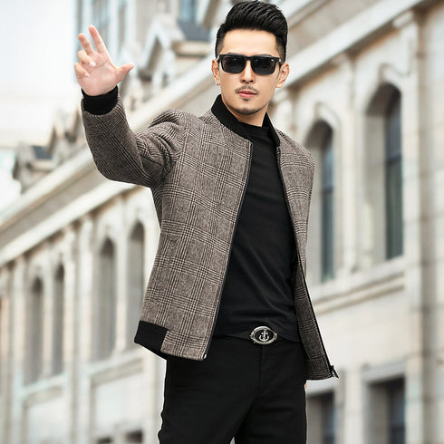 Autumn And Winter Fashion Men's Woolen Jacket