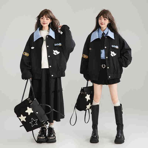 American Retro Collar Jacket For Women