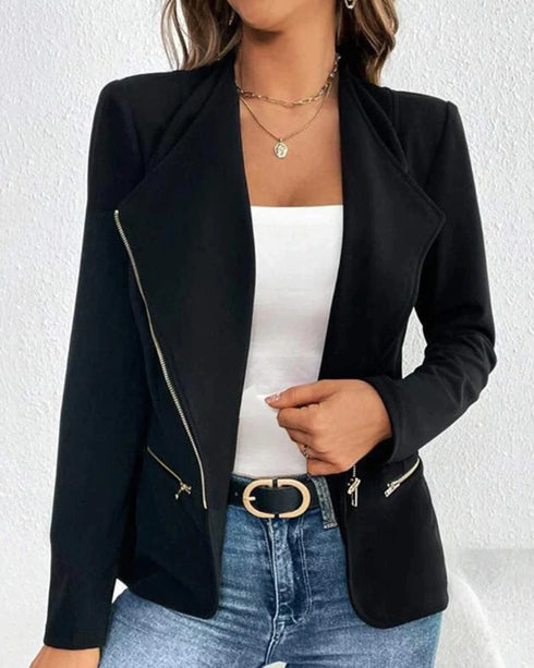 Slim Fit Mid-length Suit Jacket Women