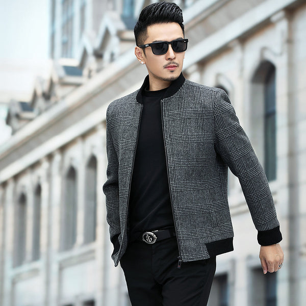 Autumn And Winter Fashion Men's Woolen Jacket