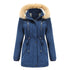 WInter Coat Detachable Hooded Feece Jacket Women
