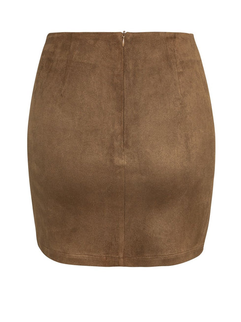 Skirt Suede Winter 2025 Women