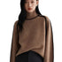 Autumn And Winter Half Turtleneck Three-dimensional Casual Loose