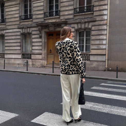 Single-breasted Lamb Fur Integrated Short Jacket Women