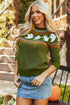 Kaylee Halloween Ghost Pattern Sweater