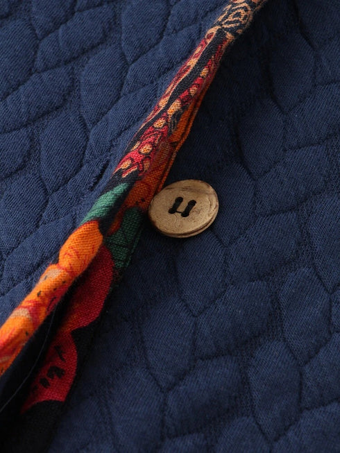 Winter New Fashion Printed Solid Color Jacket