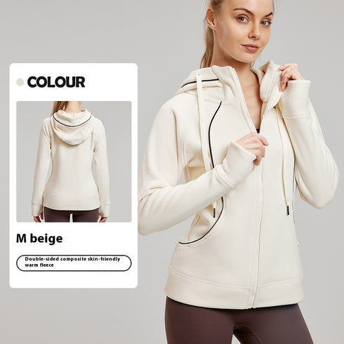 Long Sleeve Yoga Sports Jacket For Women