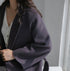 Autumn & Winter Temperament Korean Wool Coat for Women – Elegant &