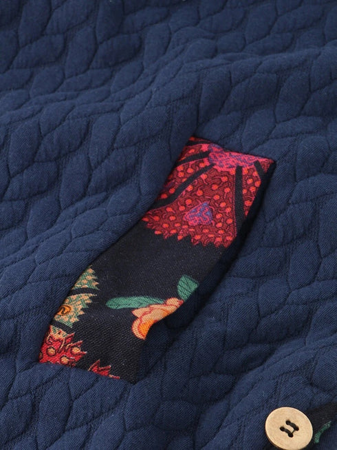 Winter New Fashion Printed Solid Color Jacket