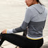 Women Hooded running jacket Long Sleeve Sweatshirt