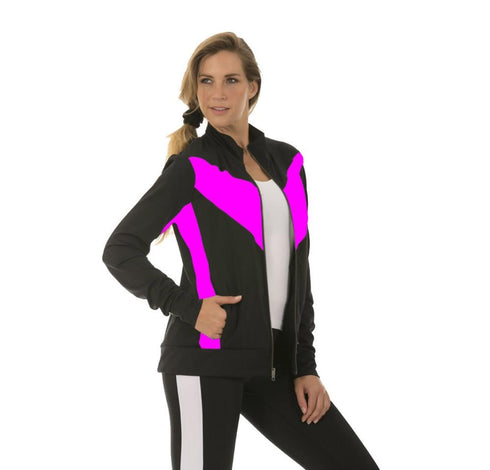 InstantFigure Activewear Compression Zip-Up Jacket AWJ029