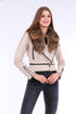 Buttagi Leather Biker Jacket - White