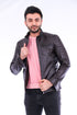 Bussana Biker Leather Jacket
