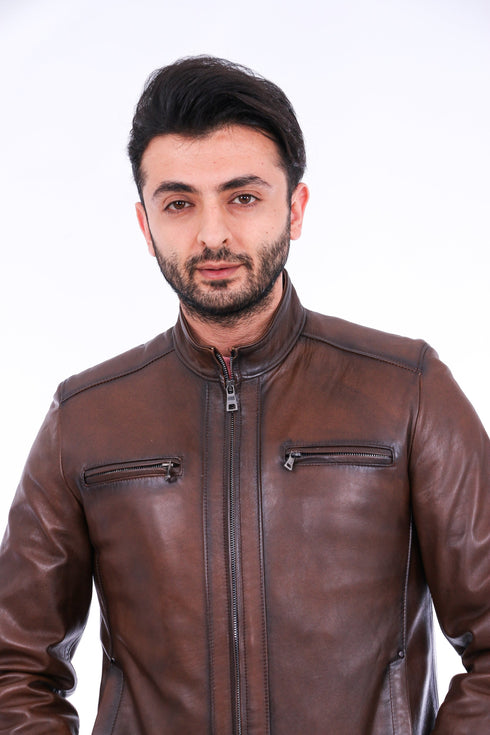 Armati Biker Leather Jacket