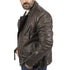 Lorenzo Comfortable Brown Leather Jacket