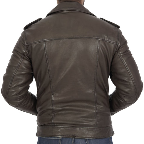 Lorenzo Comfortable Brown Leather Jacket
