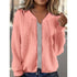Bomber Jackets For Women Cute Jacquard Coats Lightweight Zip Up Jackets Dressy Casual