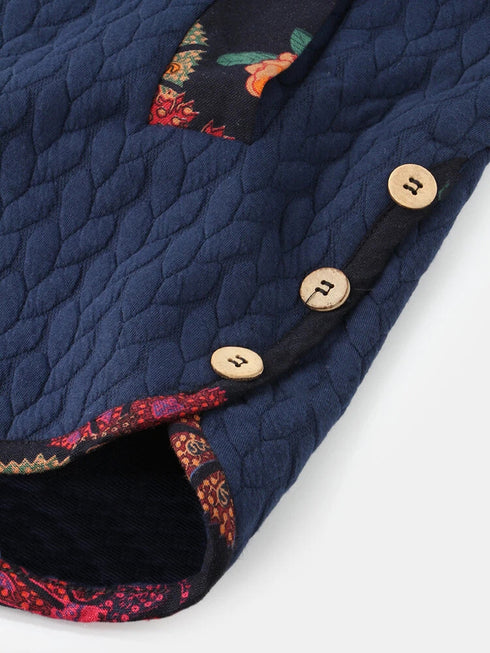 Winter New Fashion Printed Solid Color Jacket