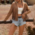 Women Western Cowgirl Fringe Jacket, Faux Suede Leather Jacket Tassel Crop Top Country Concert Outfits For Women