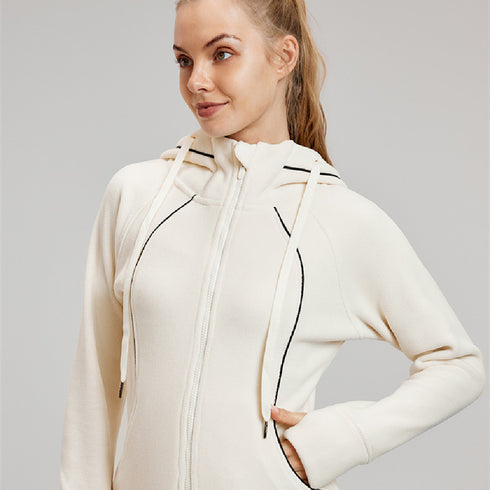 Long Sleeve Yoga Sports Jacket For Women