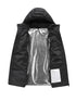 9-Zone Heated Jacket – Casual Winter Coat with Zipper Closure & Hood