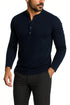Men's Fashion Solid Color Long Sleeve O-neck T-shirts Mens