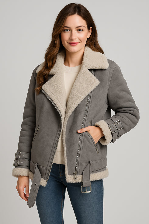 FrostBelle™ – Women's Thick Plush Winter Overcoat (S–5XL)