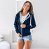 Active Soft Zip Up Fleece Hoodie Sweater Jacket