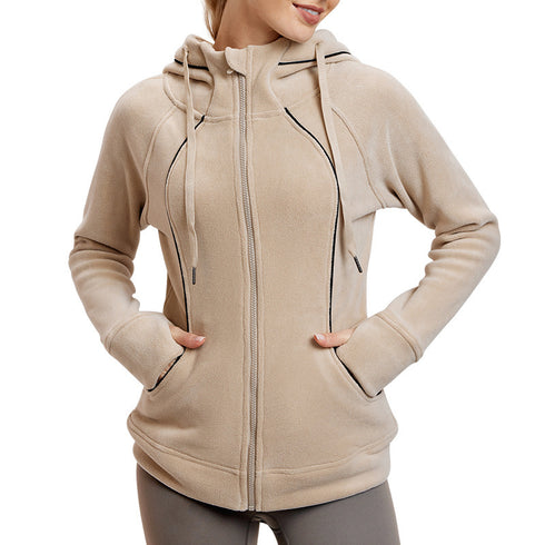 Long Sleeve Yoga Sports Jacket For Women