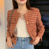 Tartan Short Jacket For Women