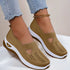 Mesh Flats Shoes Fashion Breathable Non-slip Soft Bottom Casual Shoes For Women