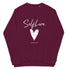 Organic sweatshirt SELF LOVE Unisex organic raglan sweatshirt